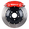 Stoptech 83.858.4700.71 | StopTech Lexus LX470 Big Brake Kit ST-40 Red Calipers & 2-Piece No Coating Slotted Rotors, Front; 1998-2007 Alternate Image 9