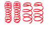 BMR Suspension sp068r | BMR 05-14 S197 Mustang GT Drag Version Lowering Springs (Set Of 4) - Red; 2005-2014 Alternate Image 1