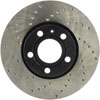 Stoptech 128.33039R | StopTech Audi A4 Sport Cryo Cross Drilled Rotor, Front Right; 1996-2008 Alternate Image 3