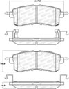 Stoptech 309.15100 | StopTech Sport Brake Pads Nissan Armada From 6/17, Rear; 2017-2017 Alternate Image 1