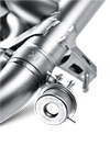 Akrapovic smeslsamg1 | 10-14 AMG SLS Coupe/Roadster Evolution Line Cat Back (Titanium) w/ Carbon Tips Alternate Image 3