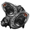 SPYDER 5029379 | Spyder Mercedes Benz W211 E-Class DRL LED Projector Headlights - Black - (PRO-YD-MBW21107-DRL-BK); 2007-2009 Alternate Image 4