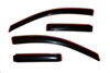 AVS 194330 | 07-10 Jeep Compass Ventvisor In-Channel Front & Rear Window Deflectors 4pc - Smoke; 2007-2010 Alternate Image 1