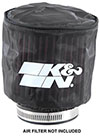 K&N Engineering rb0900dk | K&N Black DryCharger Round Straight Air Filter Wrap 4.5in ID x 4in H Alternate Image 3