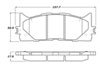 Stoptech 308.12930 | StopTech Street Brake Pads Lexus ES350, Front; 2007-2015 Alternate Image 1