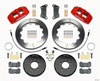 Wilwood 140-13581-r | Dynapro 6 Front Hat Kit 12.88in Red Mazda 3 w/ Lines; 2005-2013 Alternate Image 1