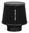 Spectre 9131 | Conical Air Filter 3in. Flange ID / 6in. Base OD / 6.5in. Height - Black Alternate Image 1