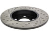 Stoptech 127.33057L | StopTech Volkswagen Jetta Sport Drilled/Slotted Rotor, Rear Left; 1998-2015 Alternate Image 4