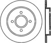 Stoptech 126.61070CSR | StopTech Ford Fiesta Sport Slotted Cryo Brake Rotor, Rear Right; 2014-2017 Alternate Image 1