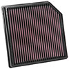 K&N Engineering 333127 | K&N 18-19 Volvo XC40 L4-2.0L F/I Replacement Air Filter Alternate Image 1