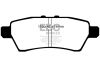 EBC dp51748ndx | 08-12 Nissan Pathfinder Bluestuff Rear Brake Pads; 2008-2012 Alternate Image 2