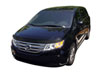 AVS 25237 | 11-13 Honda Odyssey High Profile Bugflector II Hood Shield - Smoke; 2011-2013 Alternate Image 2