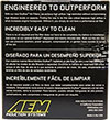 AEM Induction 212110dk | AEM 3.25 inch DRY Flow Short Neck 5 inch Element Filter Replacement Alternate Image 6