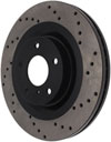 Stoptech 128.42080R | StopTech Infiniti EX37 Sport Cross Drilled Brake Rotor, Front Right; 2013-2013 Alternate Image 7