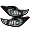 SPYDER 5072788 | Spyder Hyundai Elantra Light Bar LED Tail Lights - Black - (ALT-YD-HYELAN11-LED-BK); 2011-2013 Alternate Image 5