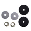 Omix 16750.09 | Pedal Draft Pad Kit 41-65 Willys & Jeep Models; 1941-1965 Alternate Image 1