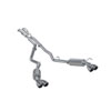 MBRP s5205al | 20-21 Ford Explorer ST 3.0L Ecoboost SS 2.5in Dual Rear Exit w/ Quad Tips - AL; 2020-2022 Alternate Image 1