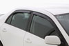 AVS 194073 | 09-13 Toyota Corolla Ventvisor In-Channel Front & Rear Window Deflectors 4pc - Smoke; 2009-2013 Alternate Image 4