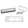 AutoMeter 50105 | Autometer Mounting Solutions Gauge Mount Gauge Cage Dual 2-5/8in Silver 87-93 Ford Mustang; 1987-1993 Alternate Image 1