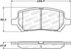 Stoptech 308.09560 | StopTech Street Brake Pads Saturn Ion 3, Front; 2004-2007 Alternate Image 1