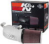 K&N Engineering 571134s | K&N 08-17 Harley Davidson Touring Models Performance Air Intake System Silver Alternate Image 5