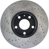 Stoptech 127.33039L | StopTech Audi A4 Sport Drilled/Slotted Rotor, Front Left; 1996-2008 Alternate Image 5