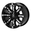 RBP 94r-1790-83-12bp | 94R 17x9.0 6x139.7 BP / 4.5 BS -12mm Offset 108mm CB (Hub Centric) Black w/Chrome Inserts Wheel Alternate Image 2