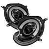 SPYDER 5080615 | Spyder Mini Cooper Projector Headlights - Xenon/HID Model Only - DRL - Black - (PRO-YD-MC07-HID-DRL-BK); 2010-2012 Alternate Image 1