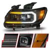 ANZO 111615 | 15-22 Chevrolet Colorado Full LED Projector Headlights w/ Initiation & Sequential - Black; 2015-2022 Alternate Image 2