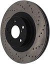 Stoptech 128.47021L | StopTech Subaru Outback Sport Cross Drilled Brake Rotor, Front Left; 2005-2014 Alternate Image 6