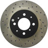 Stoptech 128.40021R | StopTech Honda Fit Sport Cryo Cross Drilled Rotor, Front Right; 2007-2014 Alternate Image 5