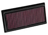 K&N Engineering 333016 | K&N 12-14 Mitsubishi Space Star L3-1.0L Replacement Air Filter Alternate Image 2