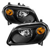 SPYDER 9023828 | Xtune Chevy Hhr 2006-2011 Crystal Headlights Black HD-JH-CHHR06-BK; 2006-2011 Alternate Image 1