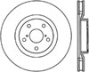 Stoptech 126.44103CSL | StopTech Toyota Supra Sport Slotted Cryo Brake Rotor, Front Left; 1993-1998 Alternate Image 1