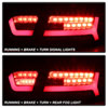 SPYDER 5085191 | Spyder 09-12 Audi A6 LED Tail Lights - Red Clear (ALT-YD-AA609-LED-RC); 2009-2012 Alternate Image 3