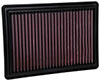 K&N Engineering 335091 | K&N 2019 Infiniti QX50 2.0L Replacement Drop In Air Filter; 2019-2019 Alternate Image 1