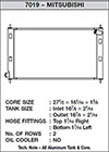 CSF 7019 | 08-15 Mitsubishi Lancer Evo X Radiator; 2008-2015 Alternate Image 4