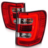 ANZO 311396 | 1999-2004 Jeep Grand Cherokee LED Tail Lights w/ Light Bar Chrome Housing Red/Clear Lens; 1999-2004 Alternate Image 6