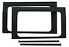 DEI 50268 | 18-23 Jeep Wrangler JL 2-Door Boom Mat Rear Side Window Trim - 2 Piece - Black; 2018-2023 Alternate Image 3