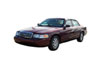 AVS 94228 | 98-11 Ford Crown Victoria (Short Rears) Ventvisor Outside Mount Window Deflectors 4pc - Smoke; 1998-2011 Alternate Image 2