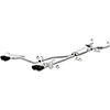 Magnaflow 19515 | MagnaFlow 20-21 Ford Explorer 3.0L V6 Dual Exit Quad Black Chrome Tip Street Series Cat-Back Exhaust; 2020-2021 Alternate Image 1