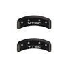 MGP 39002SVTCRD | 4 Caliper Covers Engraved Front & Rear Vtech Red finish silver ch; 2002-2003 Alternate Image 3