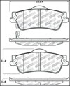 Stoptech 309.13520 | StopTech Sport Brake Pads Pontiac G8, Rear; 2008-2009 Alternate Image 2