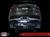 AWE Tuning 3015-32092 | Ford Focus ST 2.0L Turbo Touring Edition Cat-back Exhaust - Non-Resonated - Chrome Silver Tips; 2013-2017 Alternate Image 1