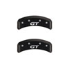 MGP 10095SMG1RD | 4 Caliper Covers Engraved Front Mustang Engraved Rear SN95/GT Red finish silver ch; 1999-2004 Alternate Image 3