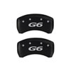 MGP 18025SPG6RD | 4 Caliper Covers Engraved Front Pontiac Engraved Rear G6 Red finish silver ch; 2007-2009 Alternate Image 3