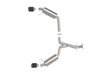 aFe 49-36055-c | POWER Takeda 06-13 Lexus IS250/IS350 SS Axle-Back Exhaust w/ Carbon Tips; 2006-2013 Alternate Image 2