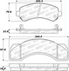 Stoptech 308.07170 | StopTech Street Brake Pads Chevrolet C3500, Rear; 2001-2002 Alternate Image 1