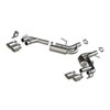 MBRP s7039al | 16-19 Chevrolet Camaro V6 2.5in AL NPP Dual Axle Back Exhaust w/ 4in Quad Dual Wall Tips; 2015-2016 Alternate Image 1