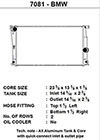 CSF 7081 | BMW 4 Series (F32/F33/F36) A/T Radiator; 1950-2020 Alternate Image 4